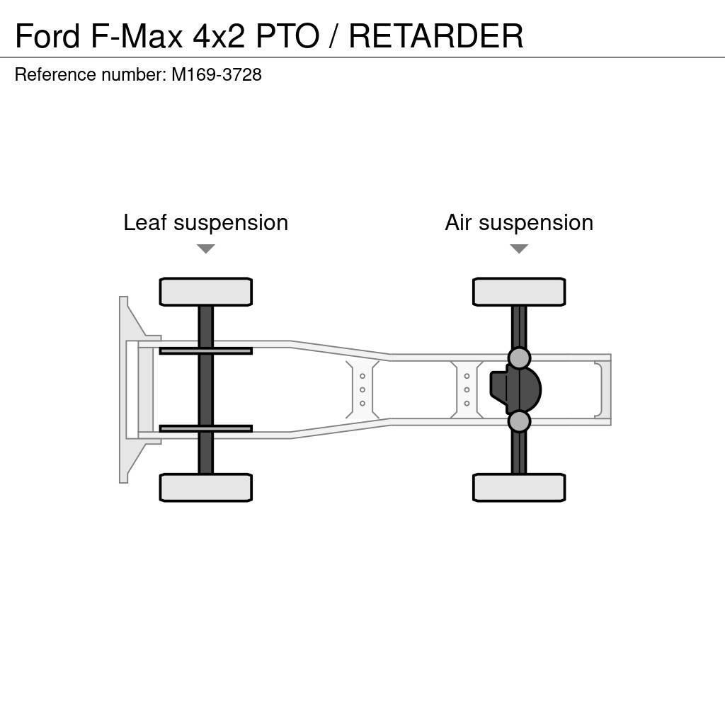 Ford F-Max 4x2 PTO / RETARDER Naudoti vilkikai