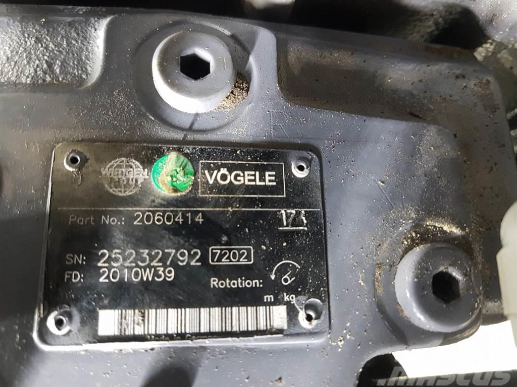 Vögele 2060414-Rexroth A10VG45-Drive pump/Fahrpumpe Hidraulikos įrenginiai