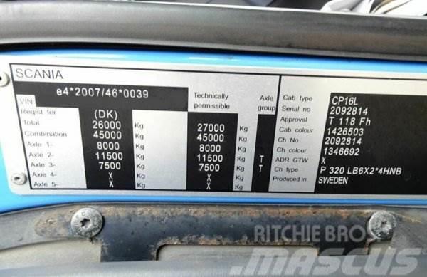 Scania P320 + Effer Automobiliniai kranai