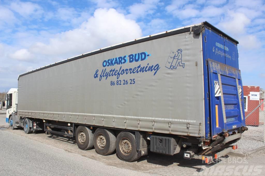 Schmitz Cargobull 3 akslet gardin trailer med lift - skyde/hævetag Tentinės puspriekabės