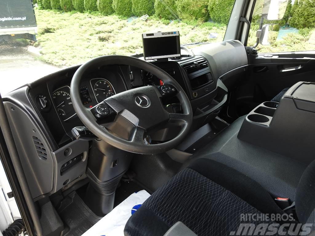 Mercedes-Benz ATEGO 12.24 CONTAINER BOX 16 PALLETS LIFT A/C Sunkvežimiai su dengtu kėbulu