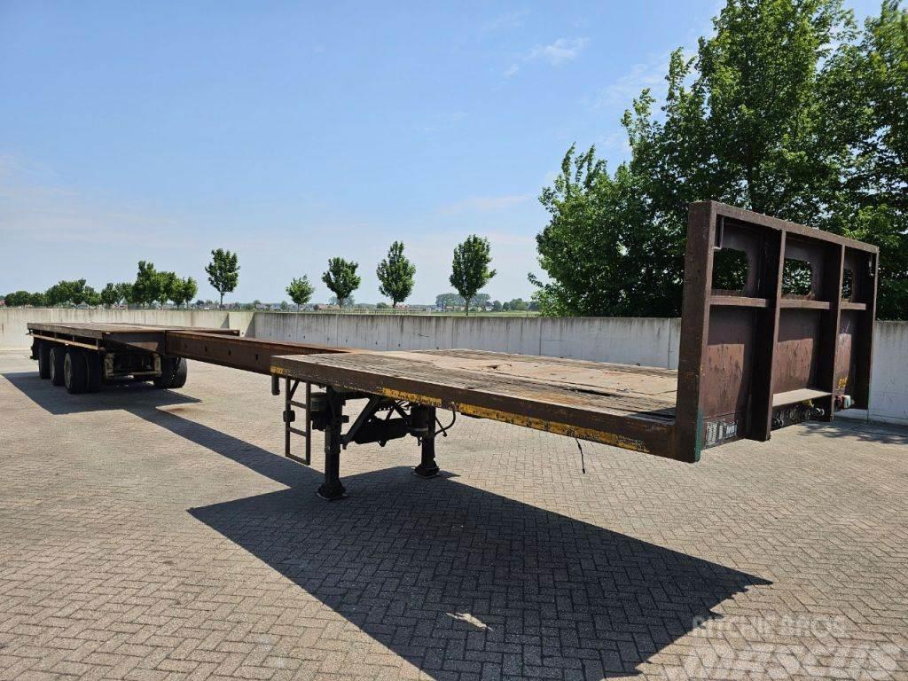 Nooteboom 7 Meter extendable - Max length 20 meter Bortinių sunkvežimių priekabos su nuleidžiamais bortais