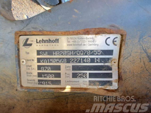 Lehnhoff Uni-Schwenktieflöffel f. OQ70/55 Tranšėjų kasimo technika