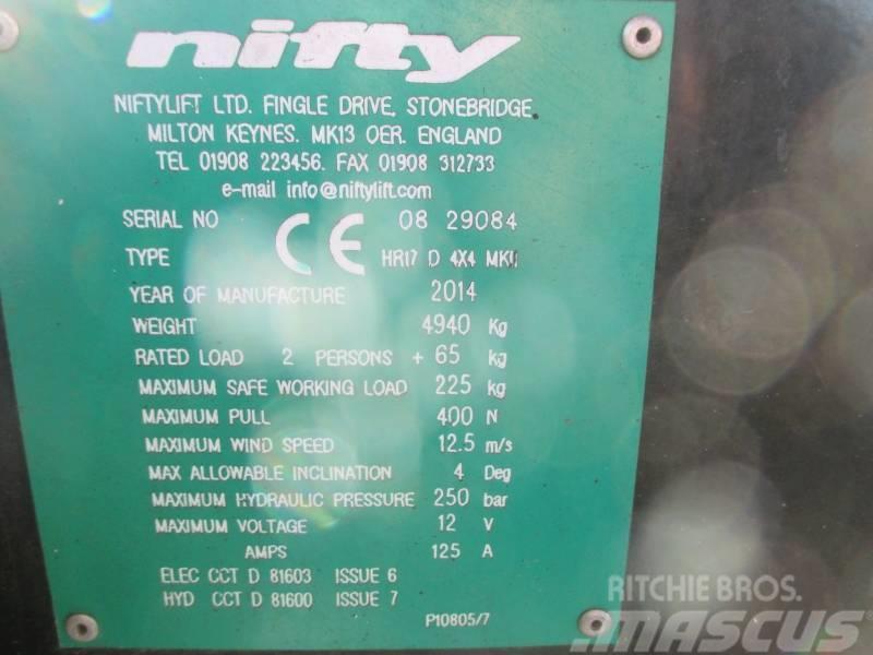 Niftylift HR 17 D 4x4 Alkūniniai keltuvai