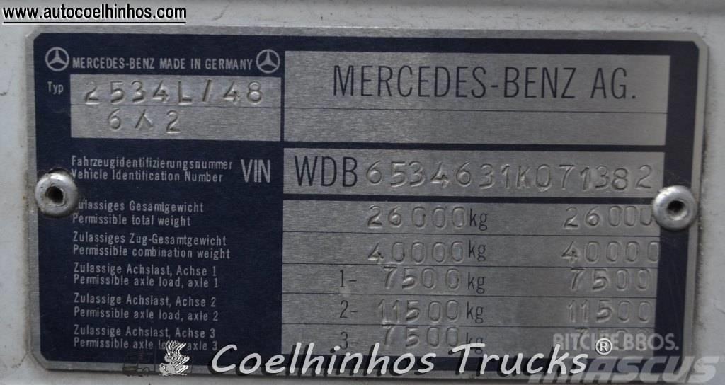 Mercedes-Benz 2534 SK Priekabos su tentu