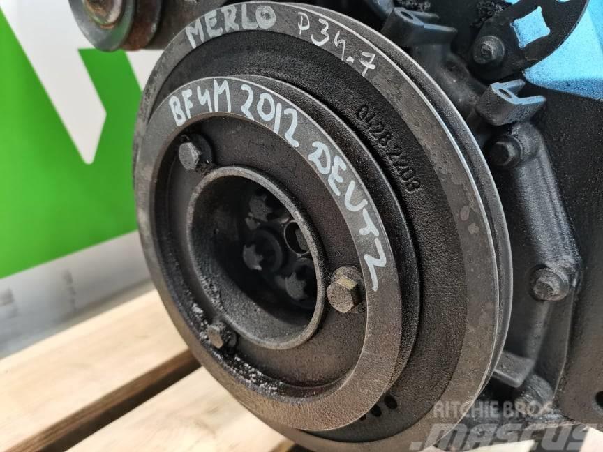 Merlo P 34.7 {Deutz BF4M 2012}pulley wheel Varikliai