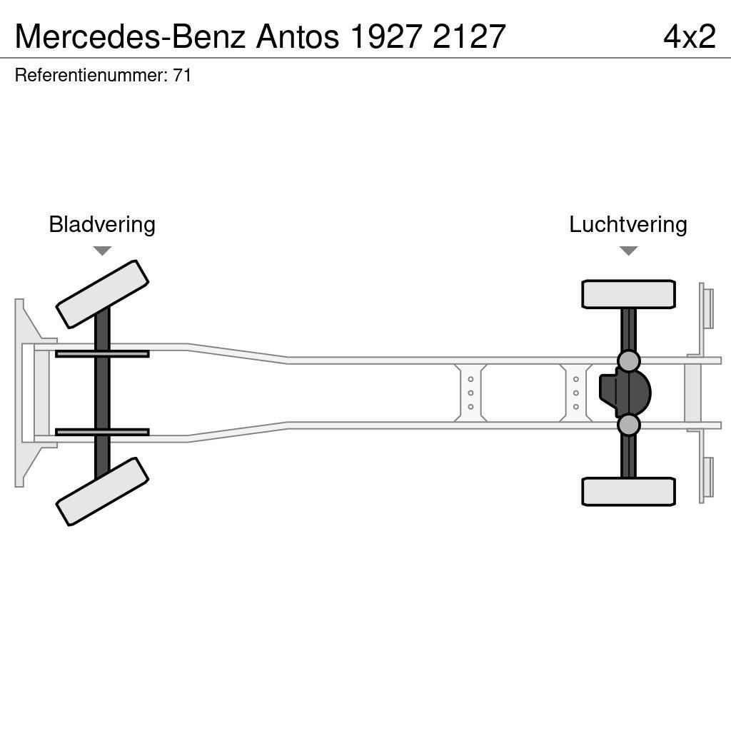 Mercedes-Benz Antos 1927 2127 Sunkvežimiai su dengtu kėbulu