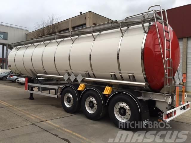 Van Hool L4BH 37500 liter 7300 kg Cisternos puspriekabės