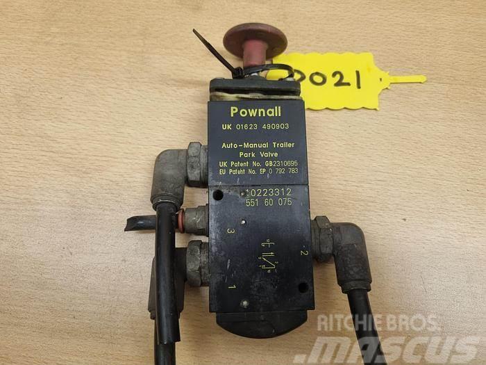  Pownall auto-manual trailer park valve 10223312 Kiti priedai