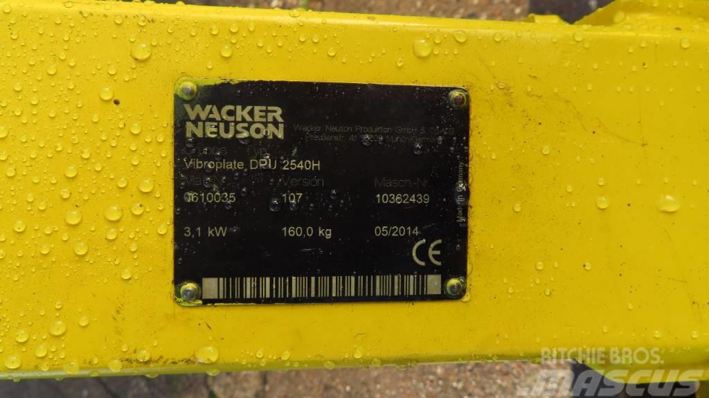Wacker Neuson dpu 2540h diesel trilplaat/Compactor Plate Vibratoriai