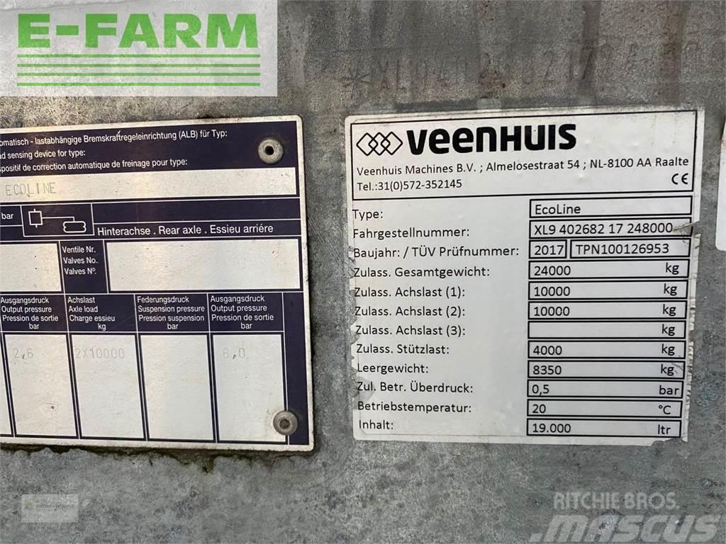 Veenhuis eco line 19000 liter Mėšlo barstytuvai