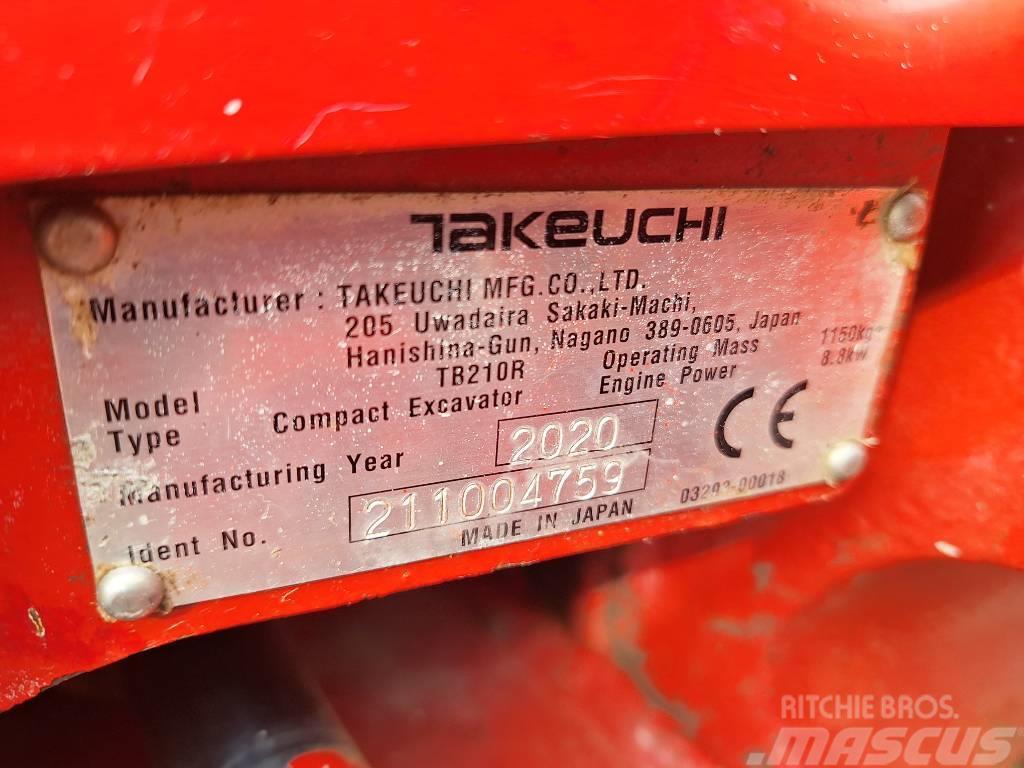 Takeuchi TB210R Mini ekskavatoriai < 7 t