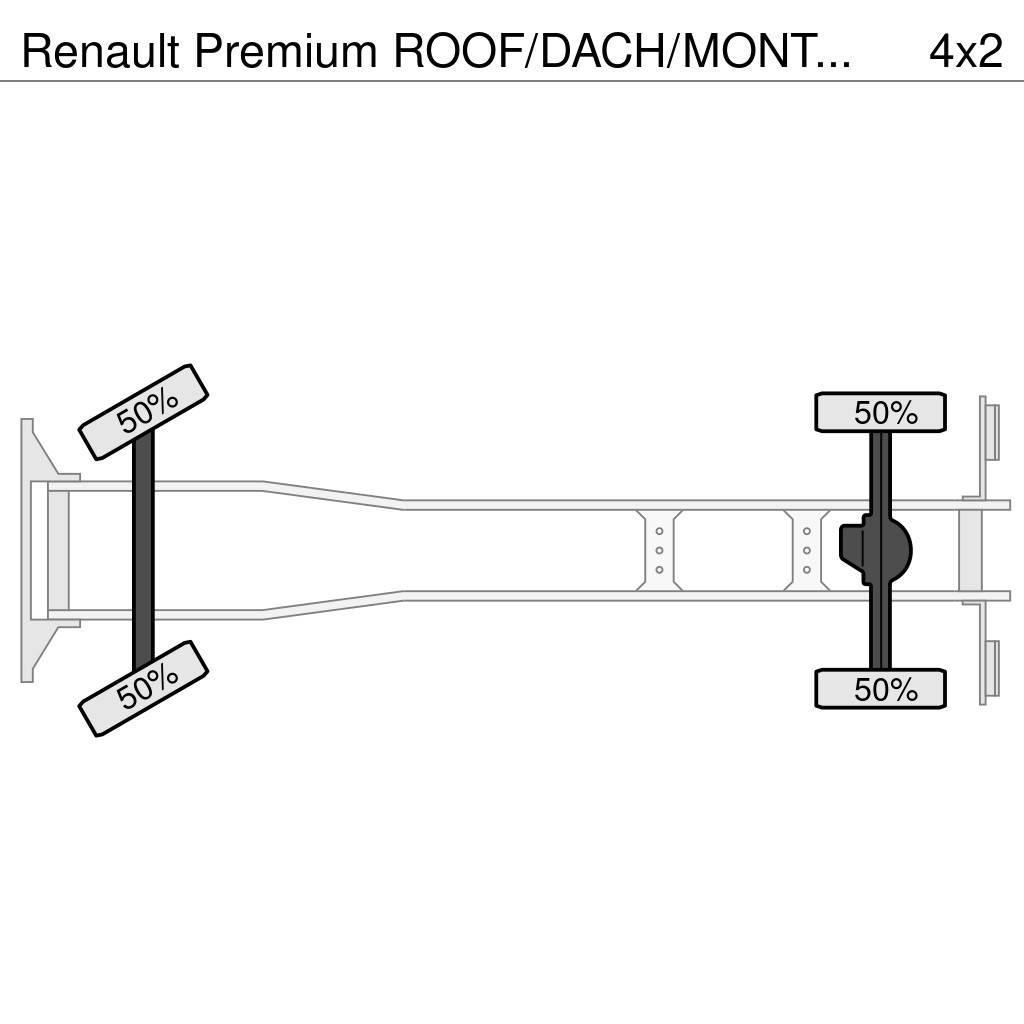 Renault Premium ROOF/DACH/MONTAGE!! CRANE!! HMF 22TM+JIB+L Visureigiai kranai