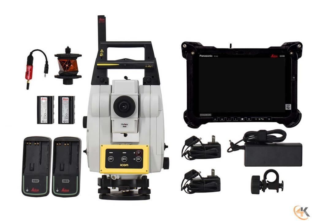 Leica NEW iCR70 Robotic Total Station w/ CC200 & iCON Kiti naudoti statybos komponentai