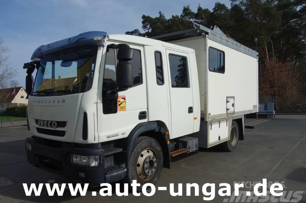 Iveco Eurocargo 120E225Doka Koffer mobile Werkstatt LBW Sunkvežimiai su dengtu kėbulu