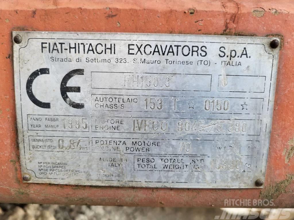 Fiat-Hitachi FH150.3 Vikšriniai ekskavatoriai