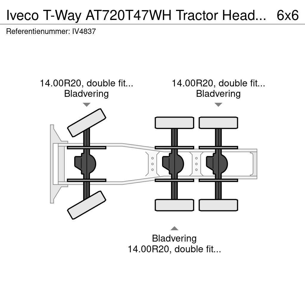 Iveco T-Way AT720T47WH Tractor Head (35 units) Naudoti vilkikai