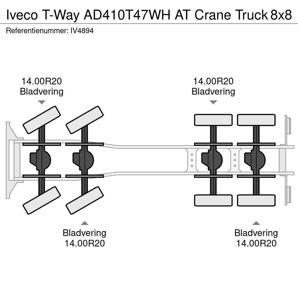 Iveco T-Way AD410T47WH AT Crane Truck Visureigiai kranai