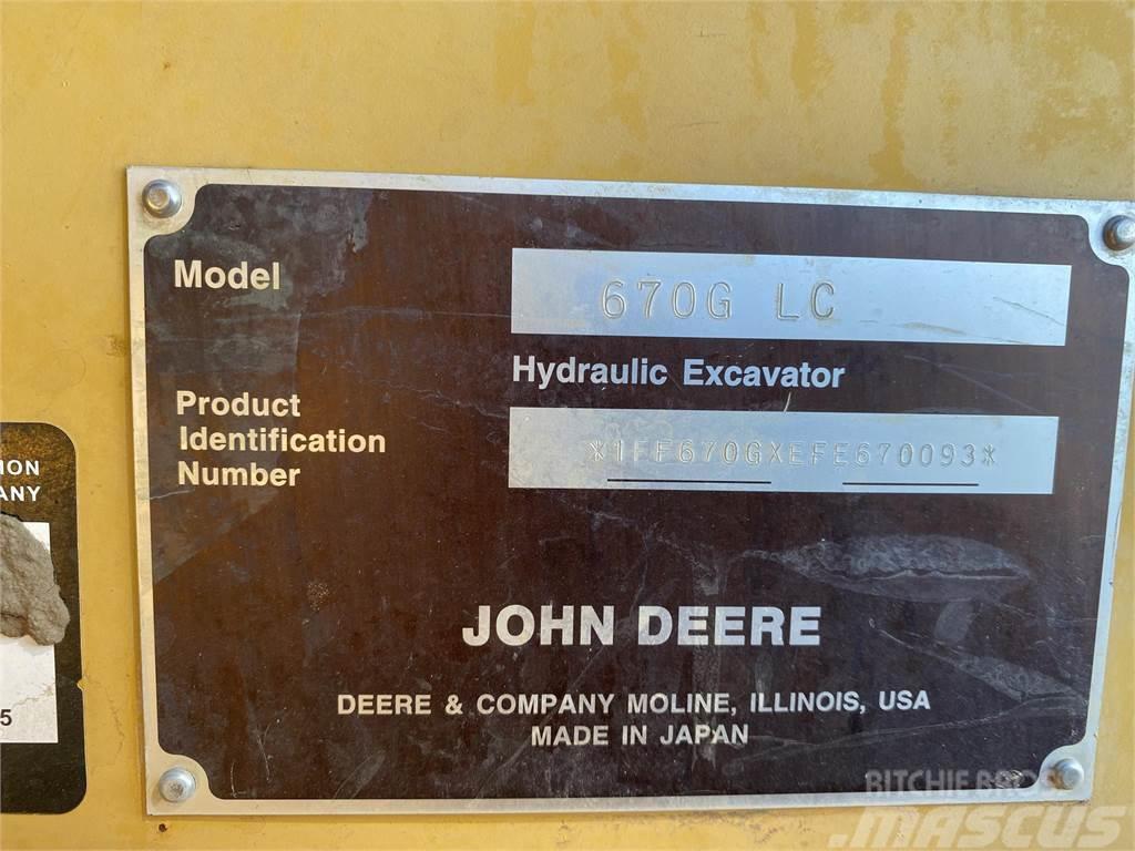 John Deere 670G LC Vikšriniai ekskavatoriai