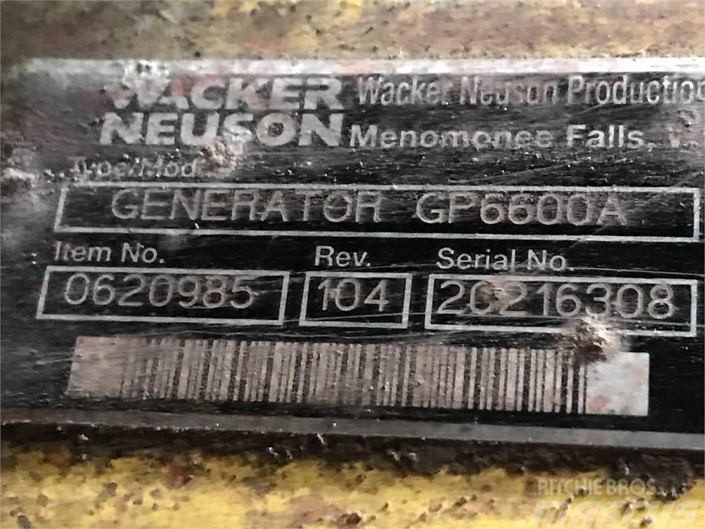 Wacker Neuson GP6600A Kiti generatoriai