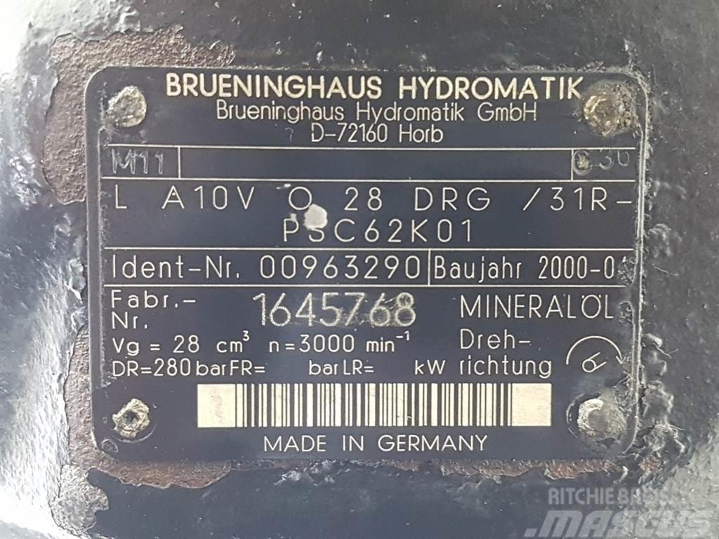 Brueninghaus Hydromatik AL A10VO28DRG/31R-PSC62K01-Load sensing pump Hidraulikos įrenginiai