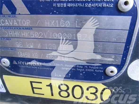 Hyundai HX160L Vikšriniai ekskavatoriai