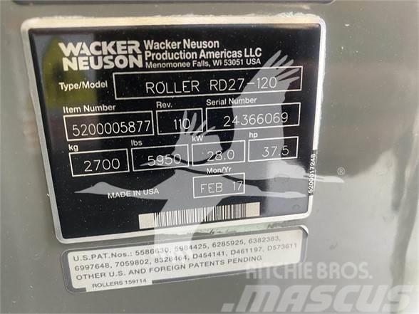 Wacker Neuson RD27-120 Vieno būgno volai