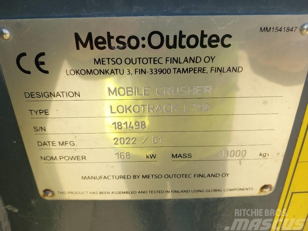 Metso Lokotrack LT 96 Mobilūs smulkintuvai