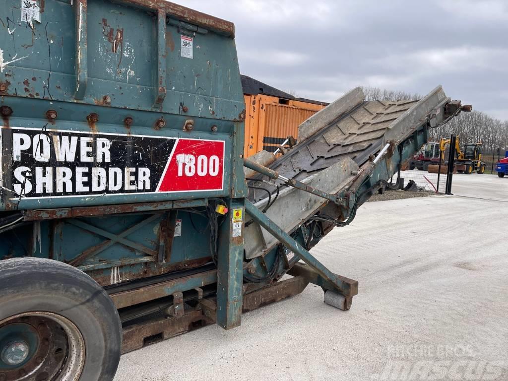 PowerScreen Powershredder 1800 Atliekų smulkintuvai
