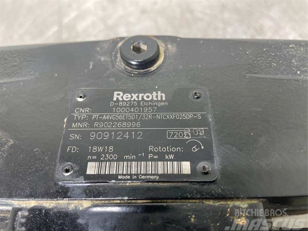 Wacker Neuson 1000401957-Rexroth A4VG56ET5D1/32R-Drive pump Hidraulikos įrenginiai