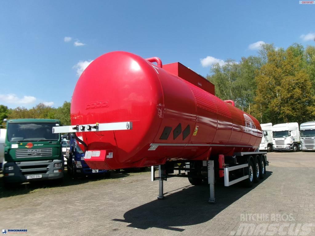 Cobo Bitumen tank inox 34 m3 / 1 comp Cisternos puspriekabės