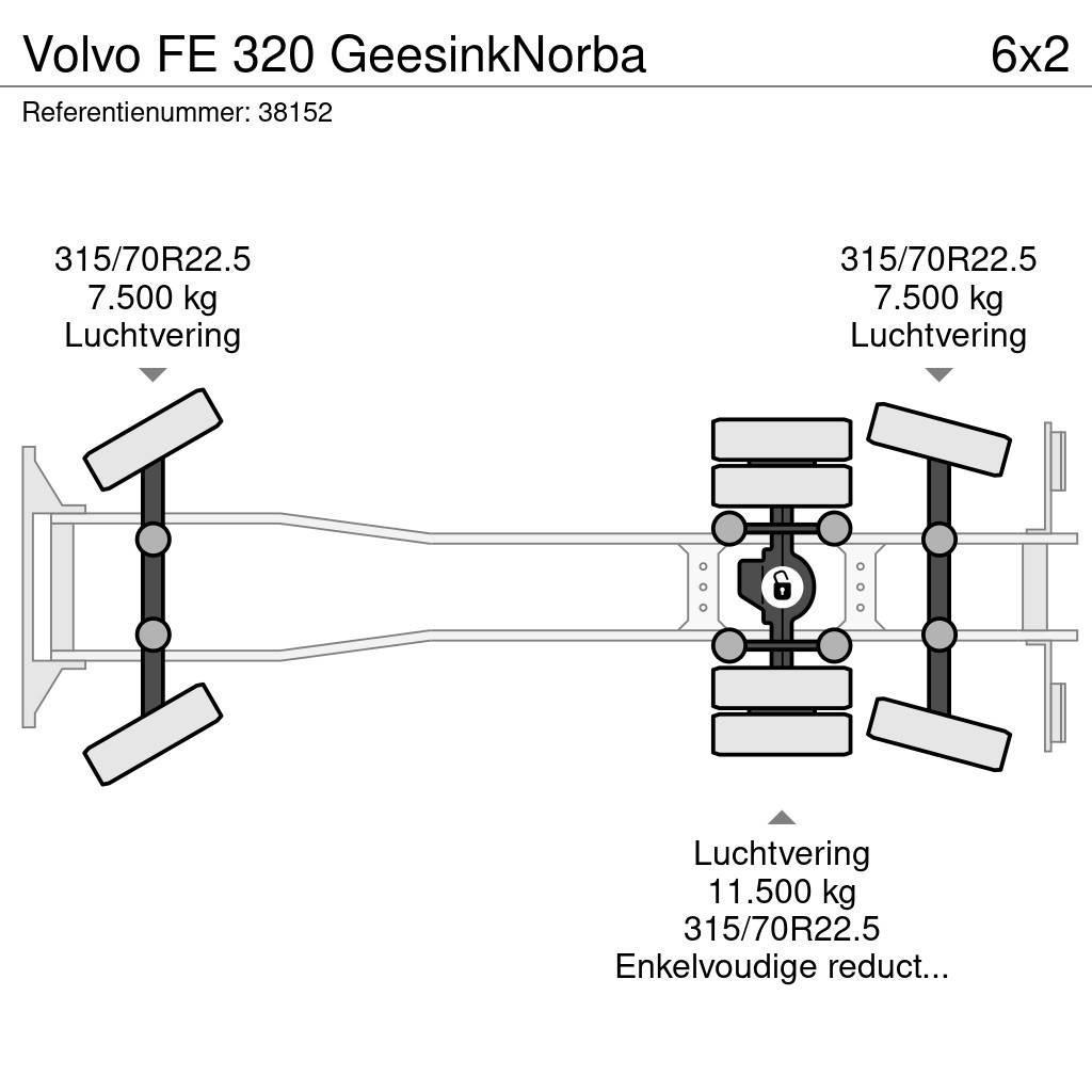 Volvo FE 320 GeesinkNorba Šiukšliavežės