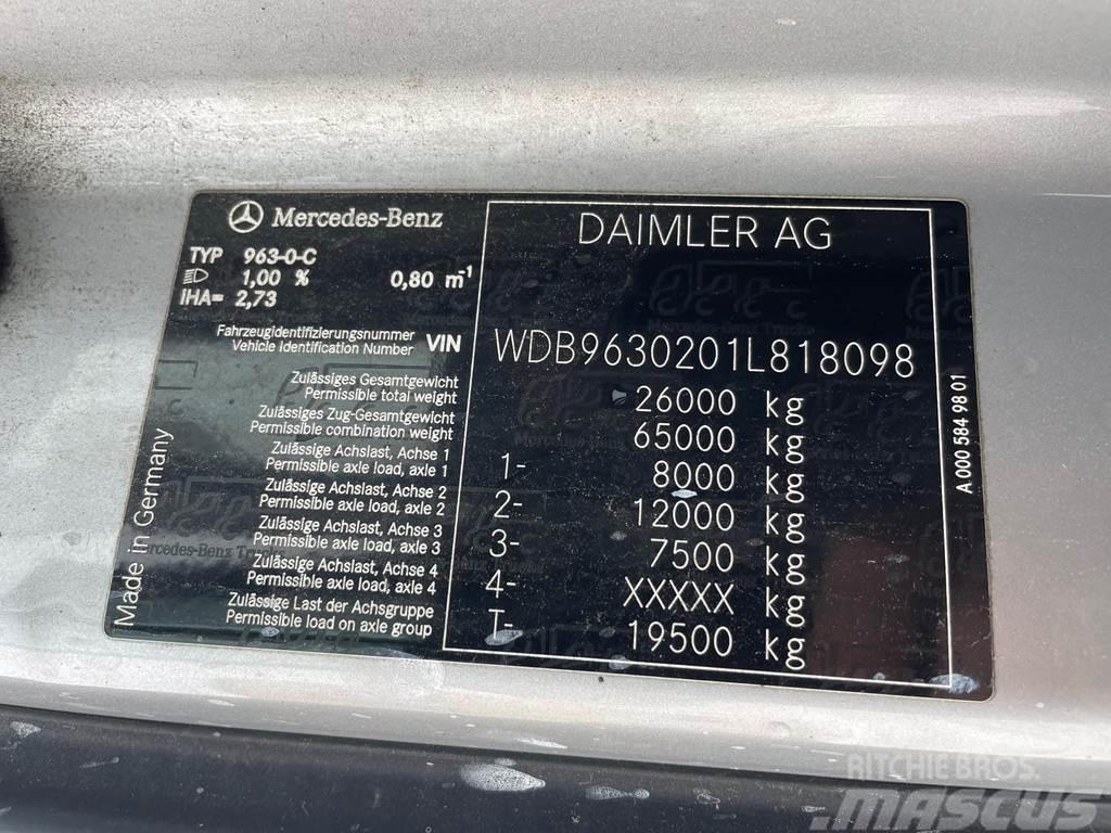 Mercedes-Benz Actros 2551 6x2*4 EURO5 + RETARDER Sunkvežimiai su dengtu kėbulu