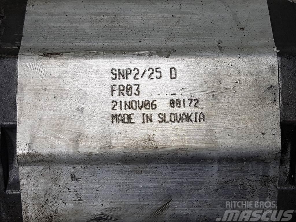 Sauer Danfoss SNW2NN/025RNA6-211.20.305.00-Gearpump/Zahnradpumpe Hidraulikos įrenginiai