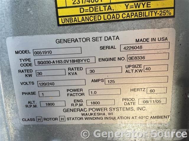 Generac 30 kW - JUST ARRIVED Dujų generatoriai
