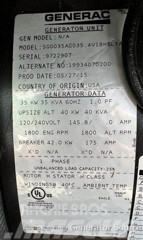 Generac 35 kW - JUST ARRIVED Kiti generatoriai