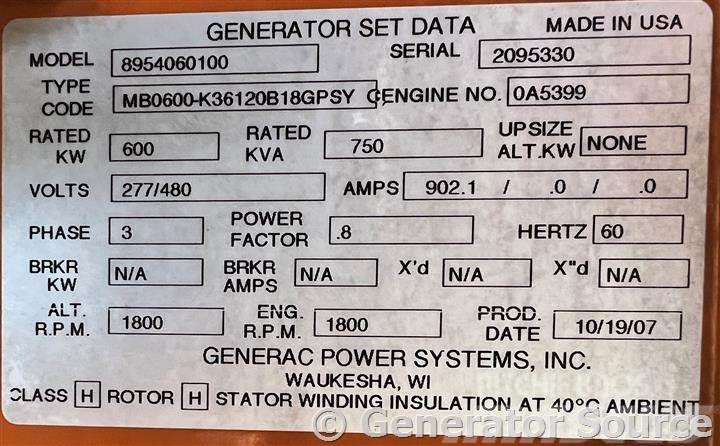 Generac 600 kW - JUST ARRIVED Kiti generatoriai