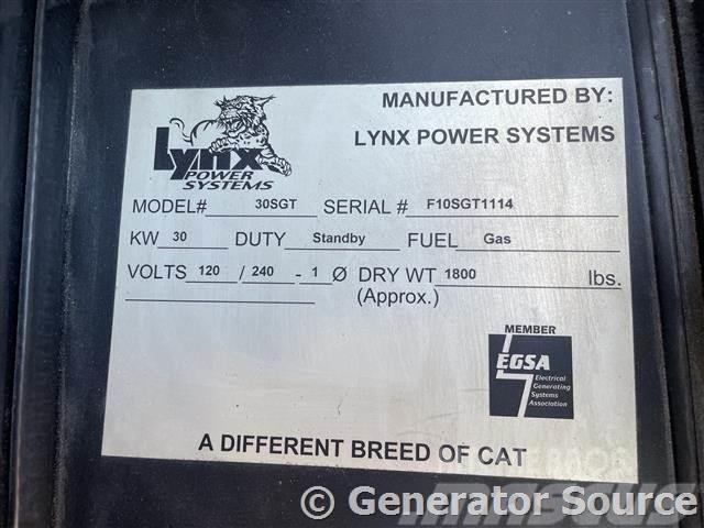 Lynx 30 kW Dujų generatoriai