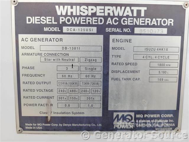 MultiQuip 100 kW - FOR RENT Dyzeliniai generatoriai