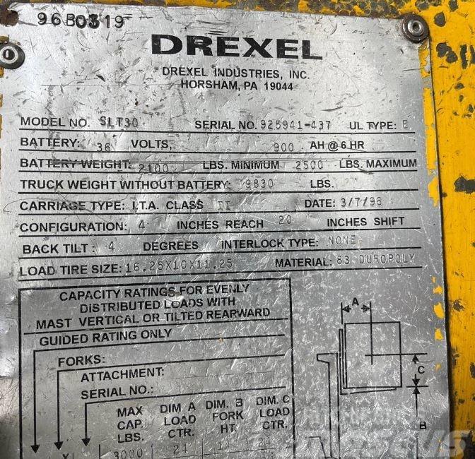 Drexel SLT30 Elektriniai šakiniai krautuvai
