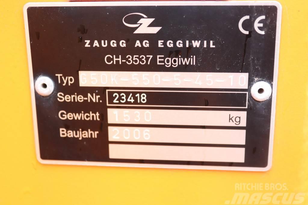  Zaugg G50K-550-5-45-10 Schneepflug 5,50m breit Kita
