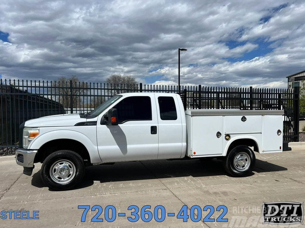 Ford F350 8' Service / Utility Truck With Gooseneck Hit Pagalbos kelyje automobiliai
