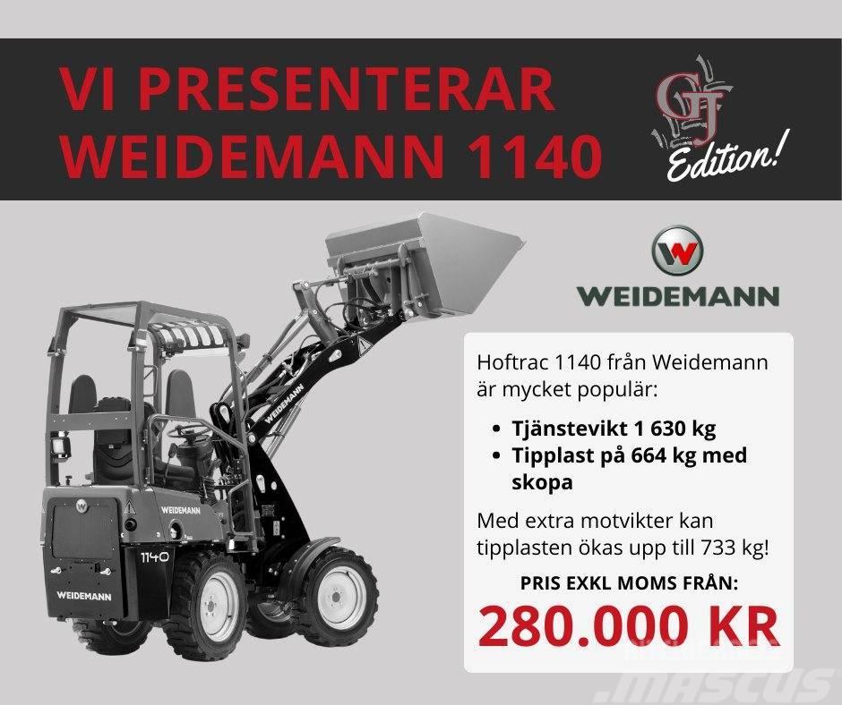 Weidemann Kampanj från 280,000kr + moms 1140 Daugiafunkciniai pakrovėjai