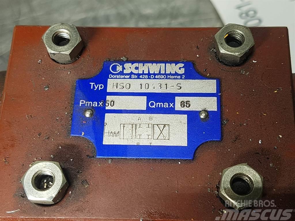 Schwing HSO 10431-S - Valve/Ventile/Ventiel Hidraulikos įrenginiai