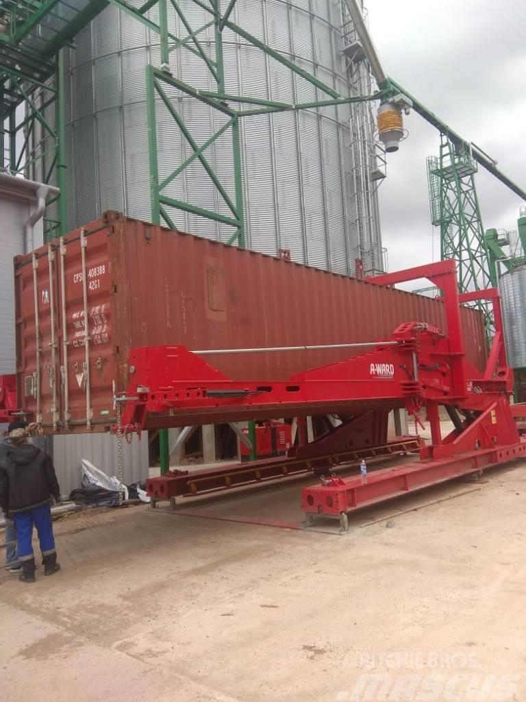 A-Ward Container UNLOADER - Unloading of bulk material Uosto kranai