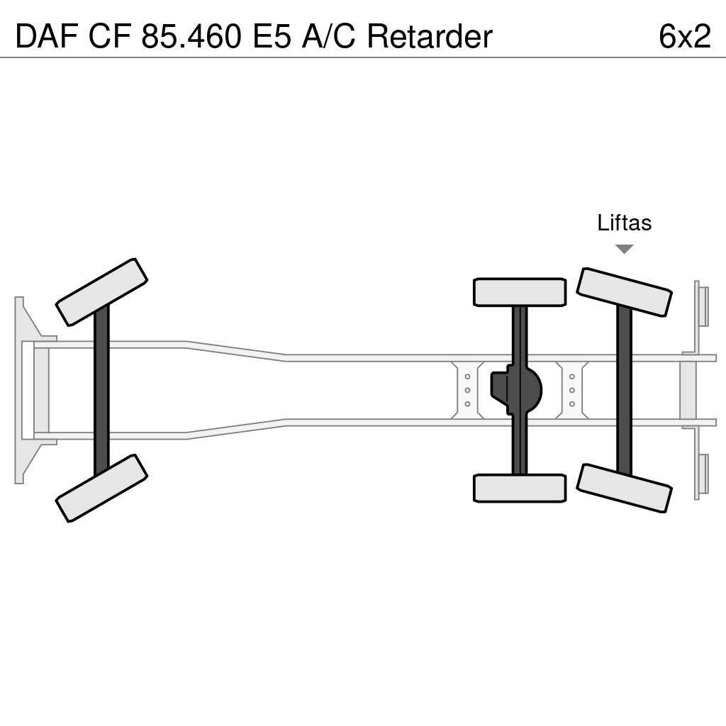 DAF CF 85.460 E5 A/C Retarder Platformos/ Pakrovimas iš šono