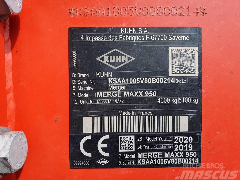 Kuhn Merge Maxx 950 Pradalges formuojantys padargai