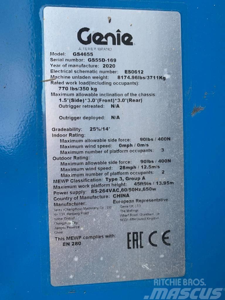 Genie GS 4655, NEW, 16m, electric scissor lift Žirkliniai keltuvai