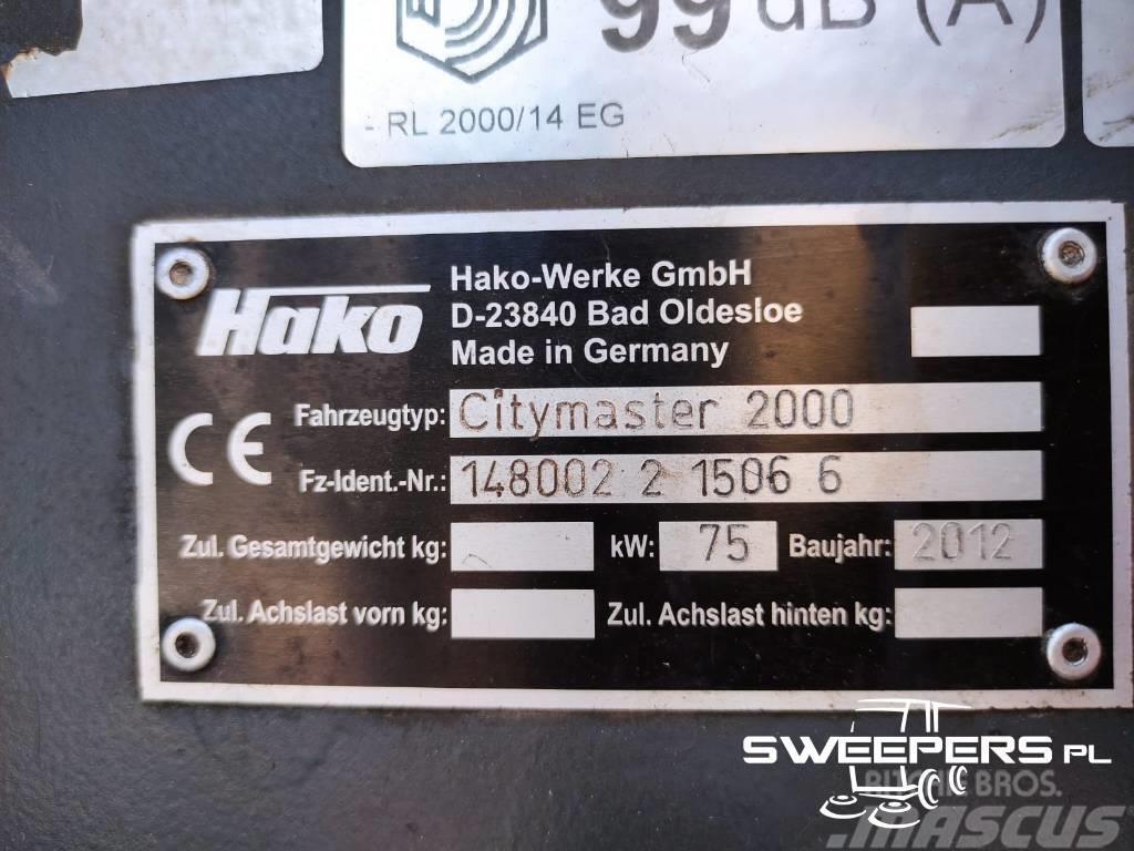 Hako Citymaster 2000 Šlavimo technika