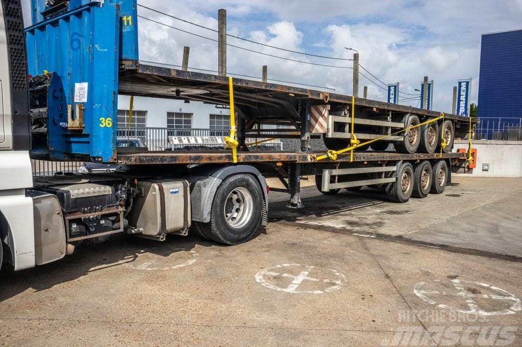 Krone SD 27-PLATEAU-39000 KG MTM Bortinių sunkvežimių priekabos su nuleidžiamais bortais
